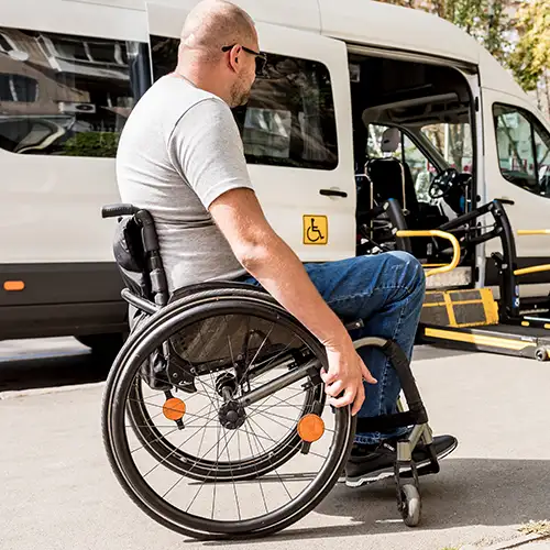 Fahrten dienst Behinderung